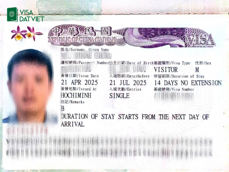 Hướng dẫn thủ tục xin visa Đài Loan 2025 nhanh chóng và đơn giản